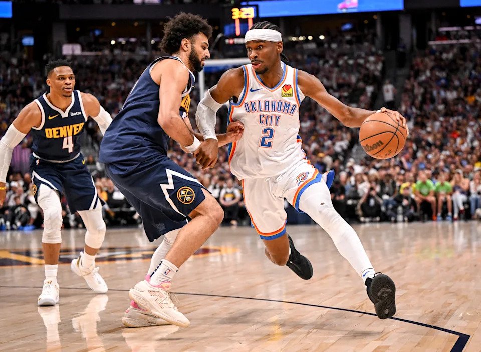 Shai Gilgeous-Alexander and the Thunder have tied the Nuggets at 2-2. (AAron Ontiveroz/The Denver Post)