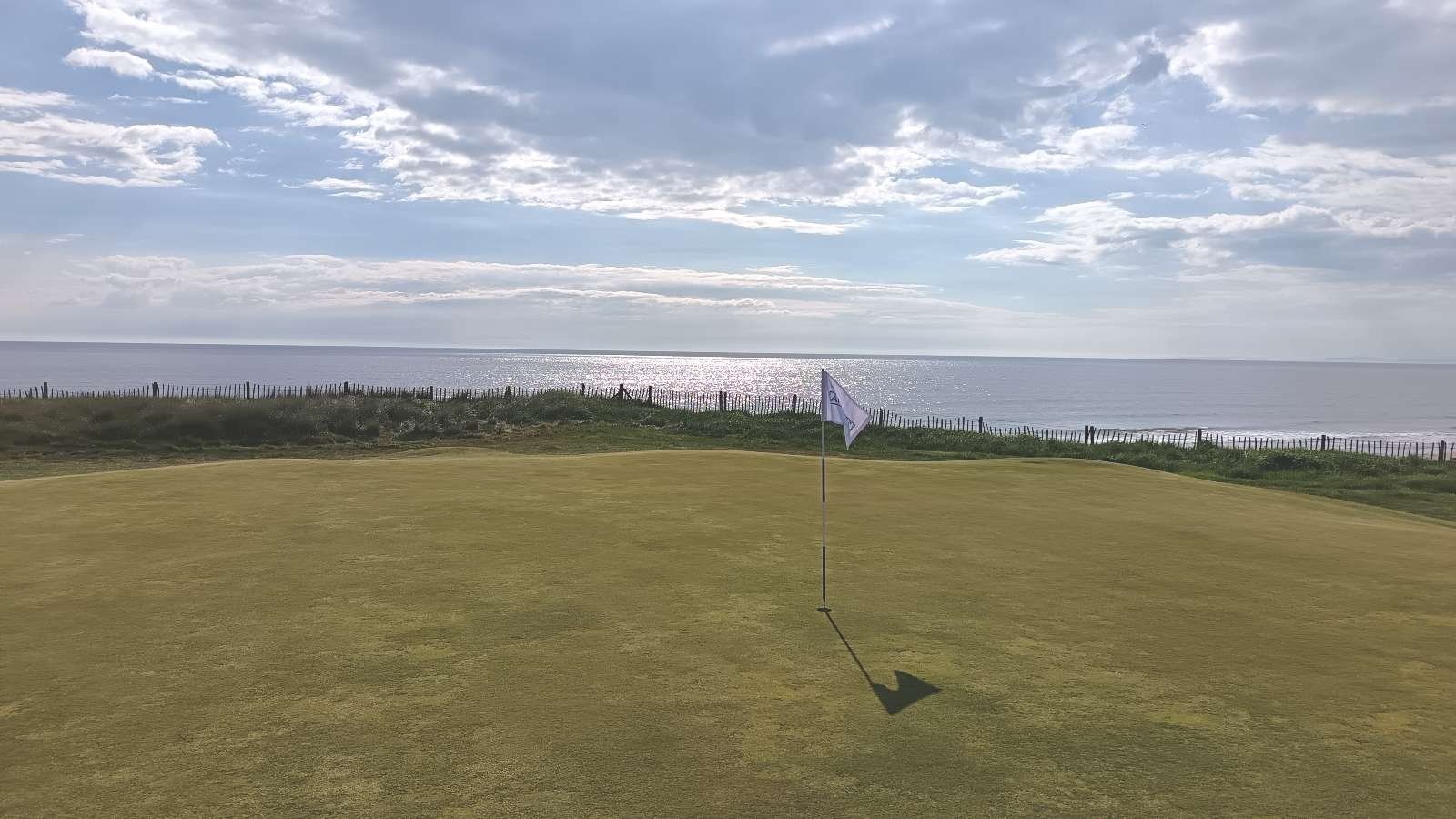 The 18th hole at Royal Porthcawl