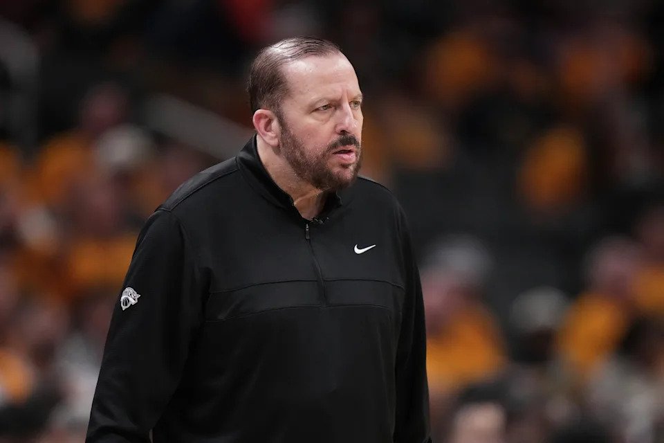 New York's dismissal of Tom Thibodeau caught a lot of people off guard. (AP Photo/AJ Mast)
