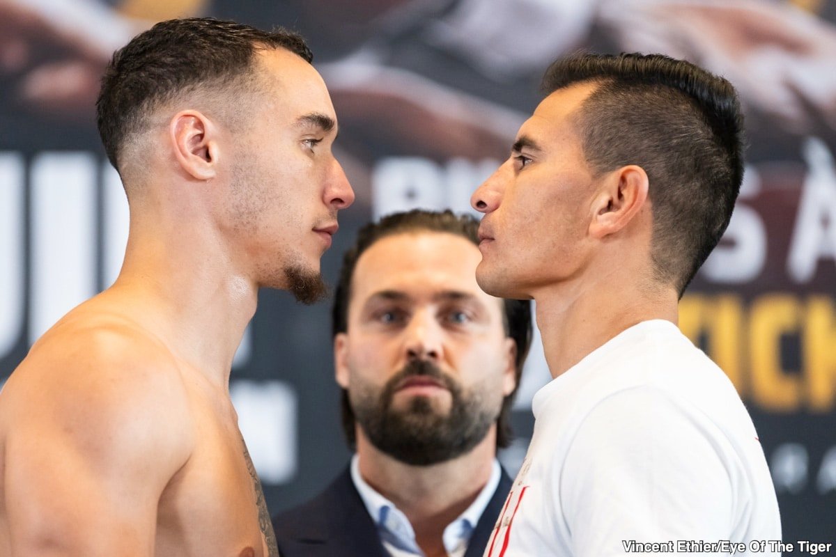 Image: Christian Mbilli 167.7 vs. Maciej Sulecki 167.7 - Weigh-in Results for Friday