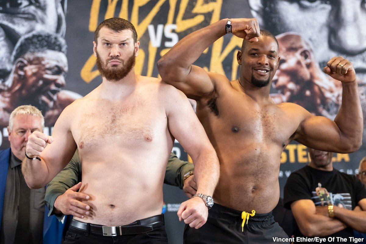 Image: Christian Mbilli 167.7 vs. Maciej Sulecki 167.7 - Weigh-in Results for Friday