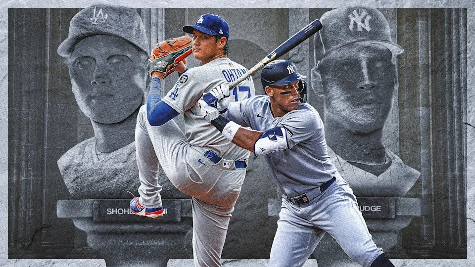 Over the past few years, Shohei Ohtani and Aaron Judge have ascended into a stratosphere of superstardom that no other MLB players occupy. (Jonathan Castro/Yahoo Sports)