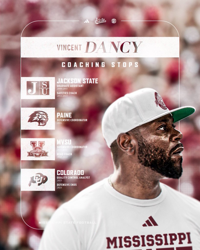 HBCU SEC Mississippi State University Vincent Dancy